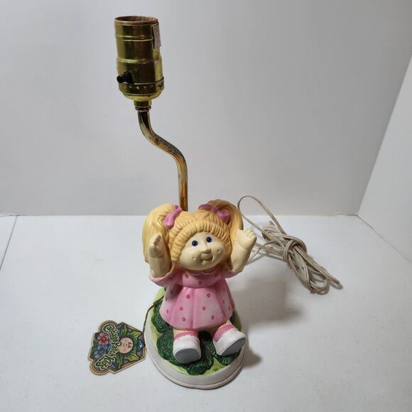 Cabbage Patch Kids Vintage 1983 Original Appalachian Artworks Ceramic Lamp - Picture 3 of 13